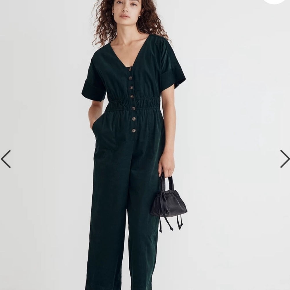 Madewell Corduroy Sophia Straight-Leg Jumpsuit NWOT
